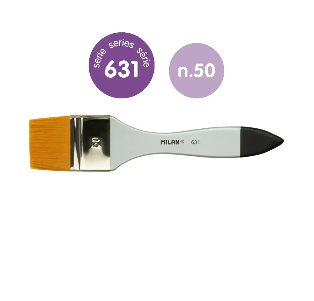 631 Serisi Spalter Premium Sentetik Kıl Fırça 50 mm