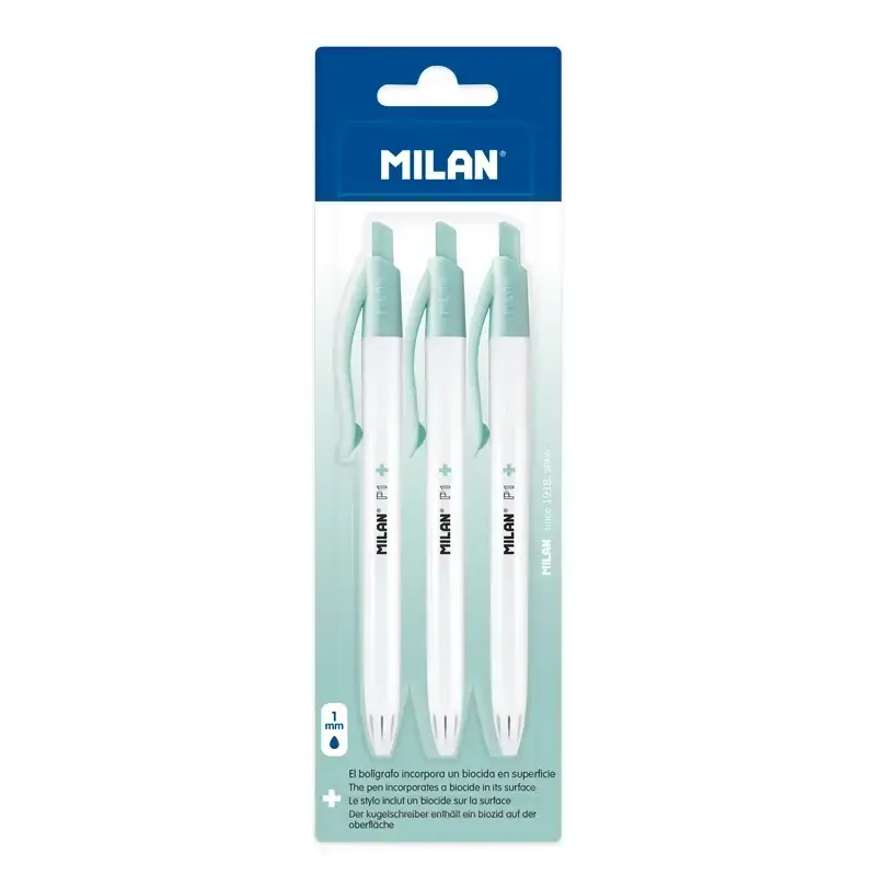 blister 3 P1 mavi mürekkepli tükenmez kalem, + Edition serisi