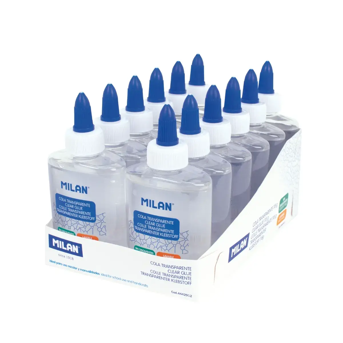 Teşhir kutusu 12 bottles şeffaf yapıştırıcı, 118 g