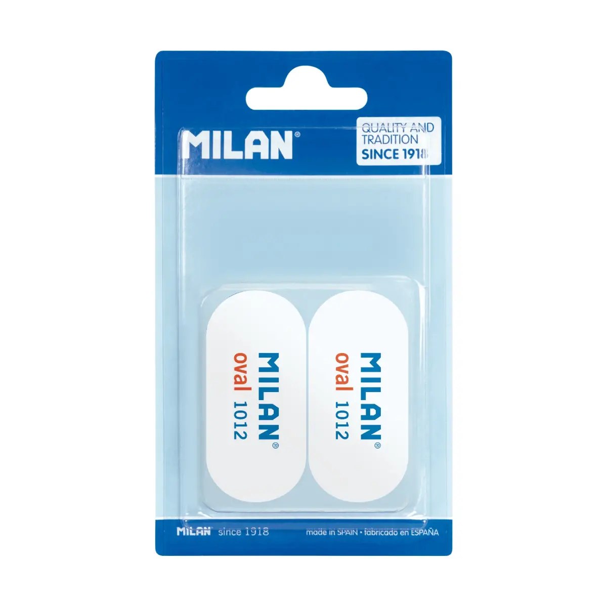 blister 2 Oval 1012 sentetik kauçuk silgi