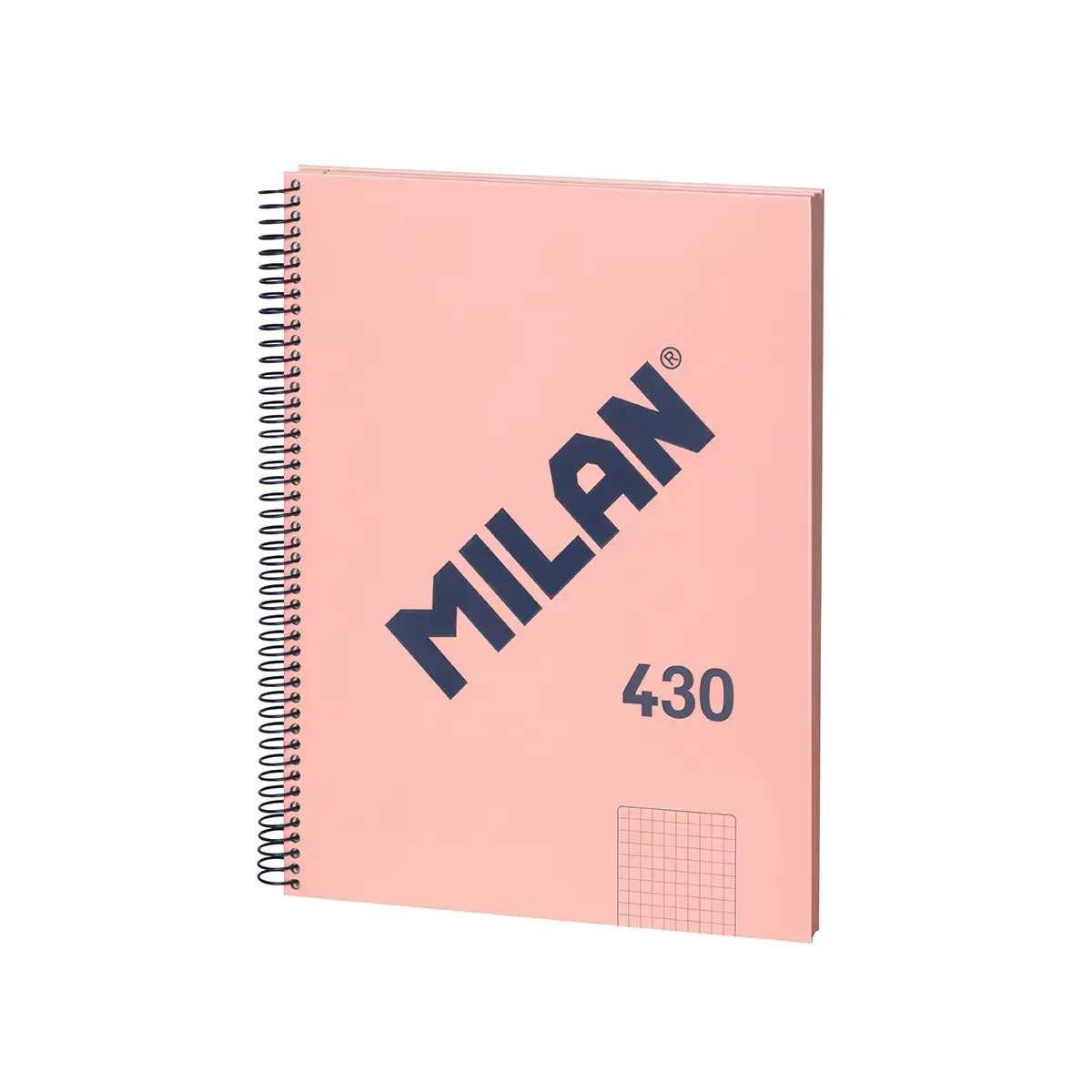 A4 Telli Defter sert kapaklı, kareli kağıt, 80 yaprak 95 gr/m², 430 1918 koleksiyonu, pembe
