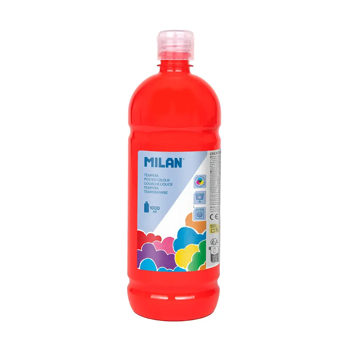 1000 ml şişe vermilion poster boyası