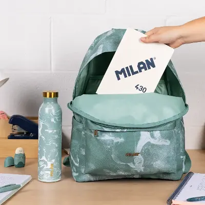 Dark Green School Backpack With Embroidered Logo - | School Uniform Specialist In West Bromwich & Sandwell