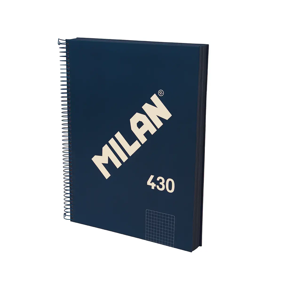 A4 Telli Defter sert kapaklı, kareli kağıt (5 x 5 mm), 120 yaprak 95 gr/m², 430 1918 koleksiyonu, mavi