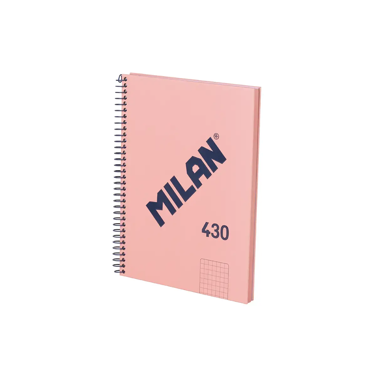 A5 Telli Defter sert kapaklı, kareli kağıt (5 x 5 mm), 80 yaprak95 gr/m², 430 1918 koleksiyonu, pembe