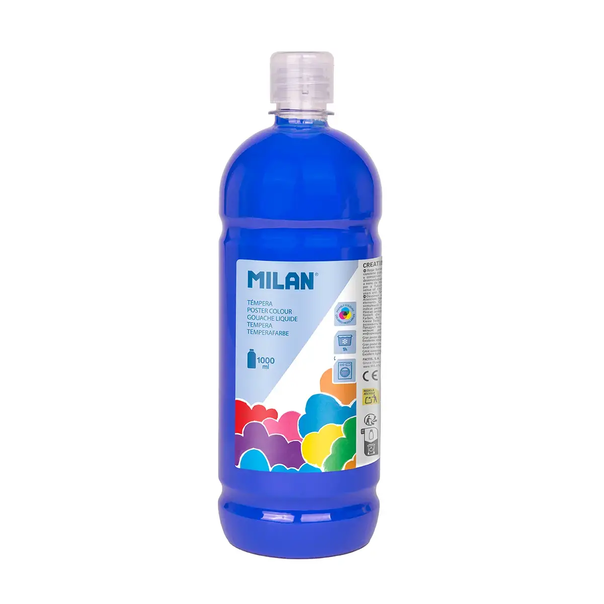 1000 ml şişe ultramarine poster boyası