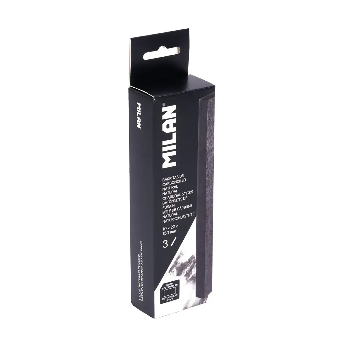 Kutu 3 kızılağaç kömür çubukları (dikdörtgen 22 x 10 mm)