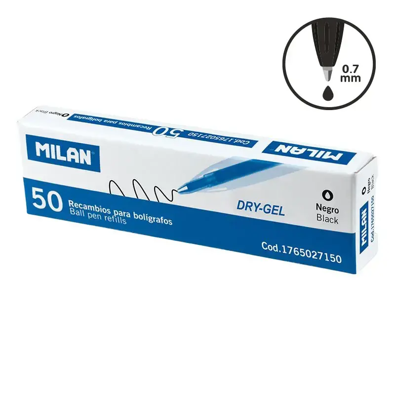 Kutu 50 siyah Dry-gel yedek