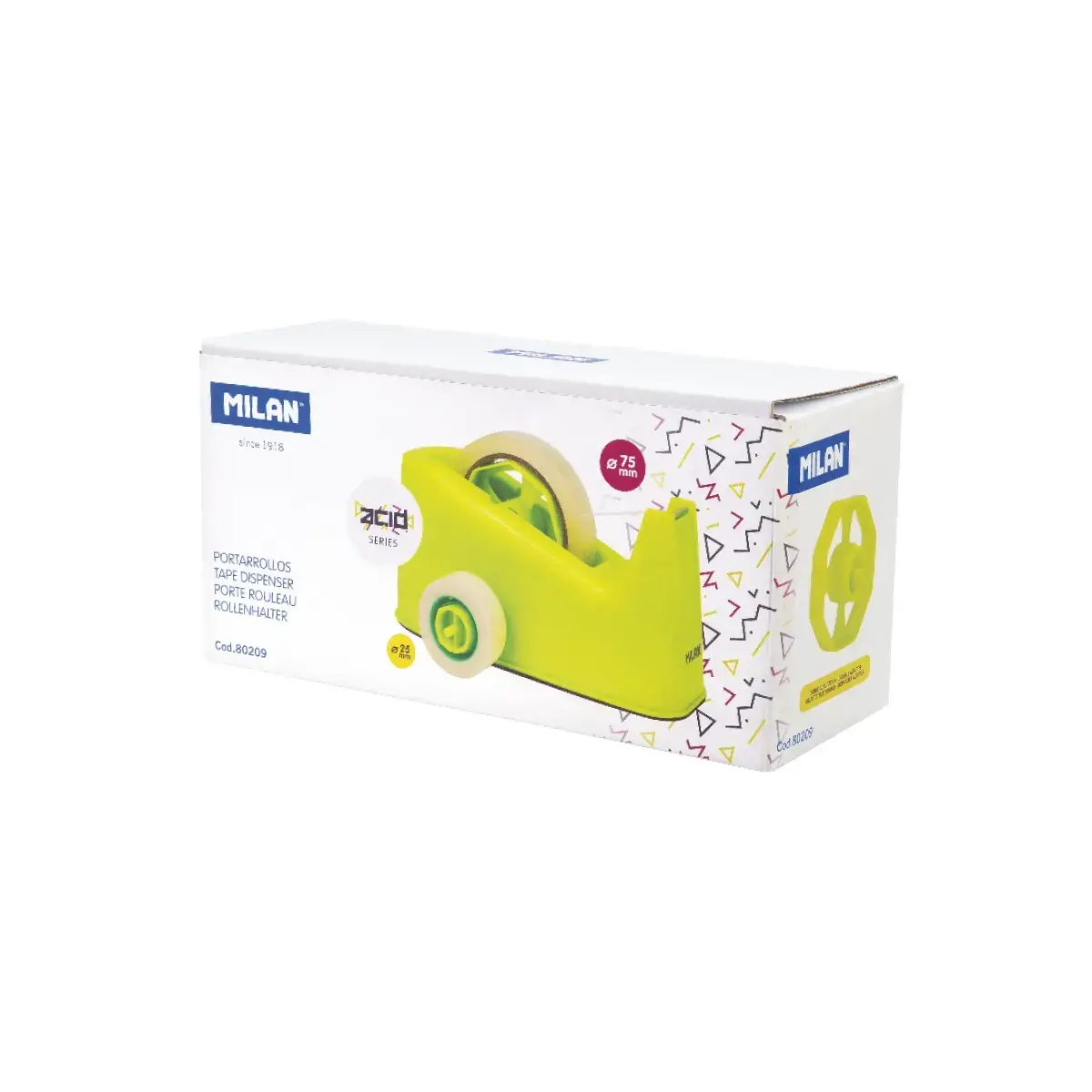 Kutu çift bant dispenserı 66 mm, Acid serisi, sarı
