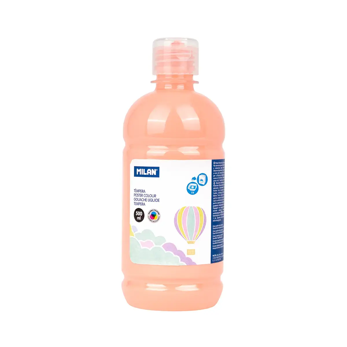 500 ml şişe pale pembe poster boyası