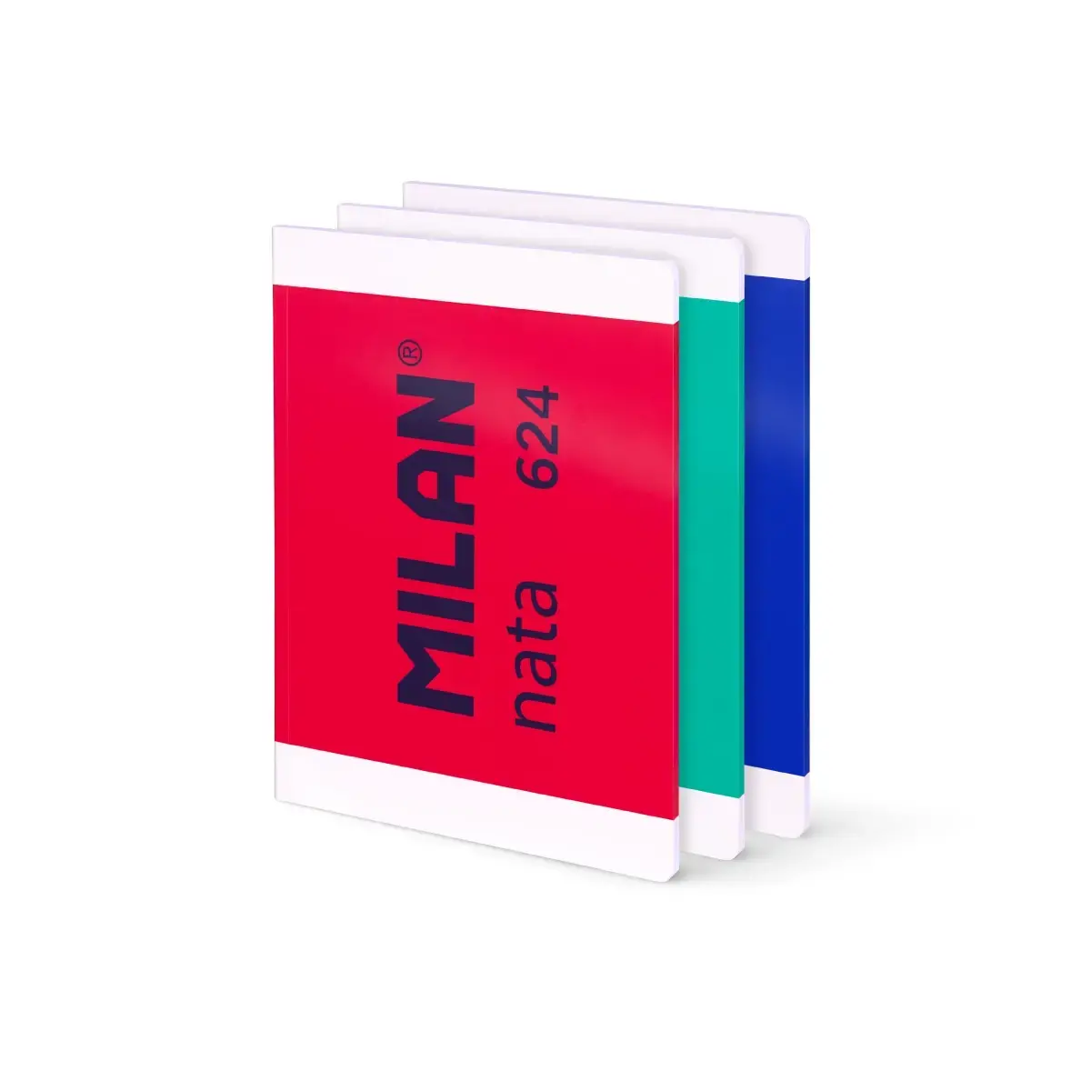 3'lü A4 Ciltli Defter, çizgili kağıt (7 mm), 48 yaprak 95 gr/m², MILAN nata® 624 1918 koleksiyonu