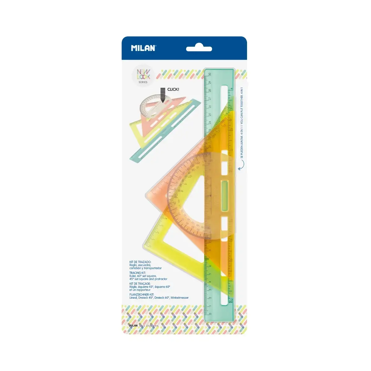 şeffaf rulers tracing Set New Look serisi