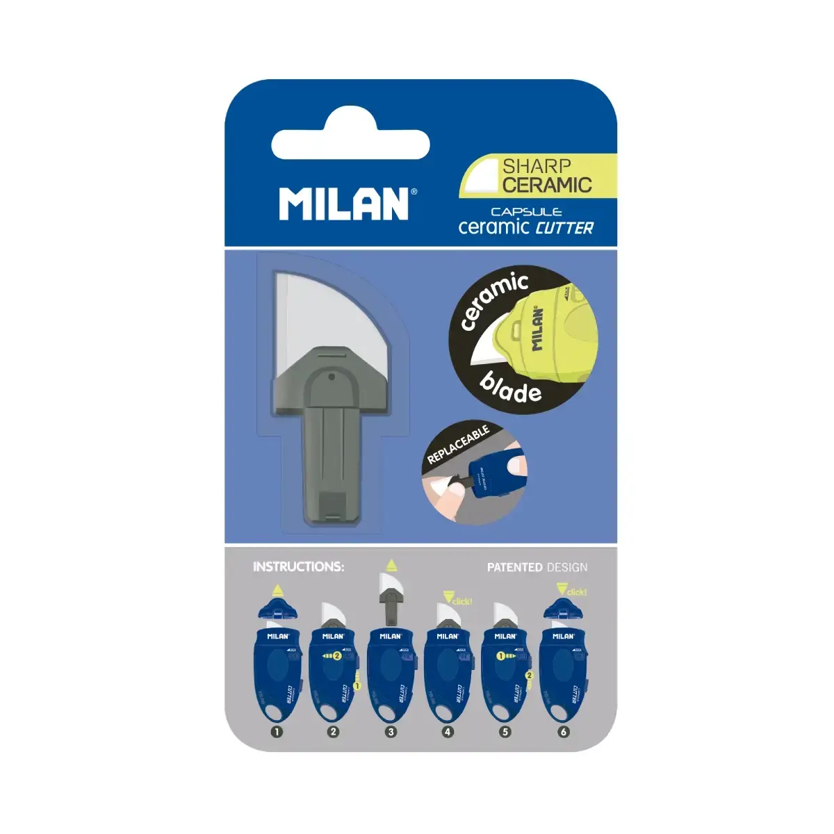 blister replacement ceramic blade Capsule maket bıçağı