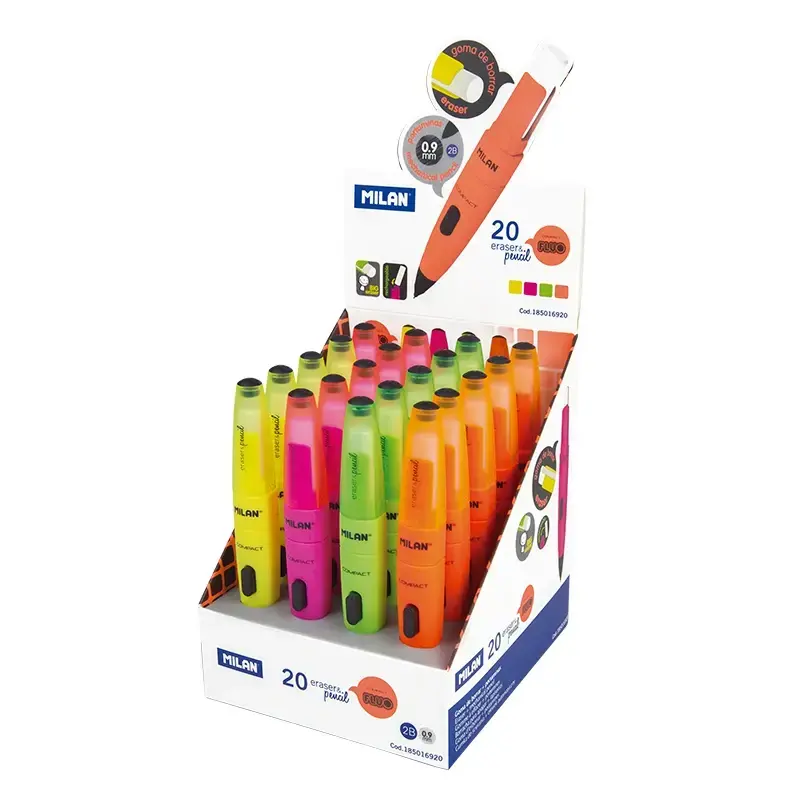 Teşhir kutusu 20 COMPACT FLUO mekanik kalem, 0.9 mm leads