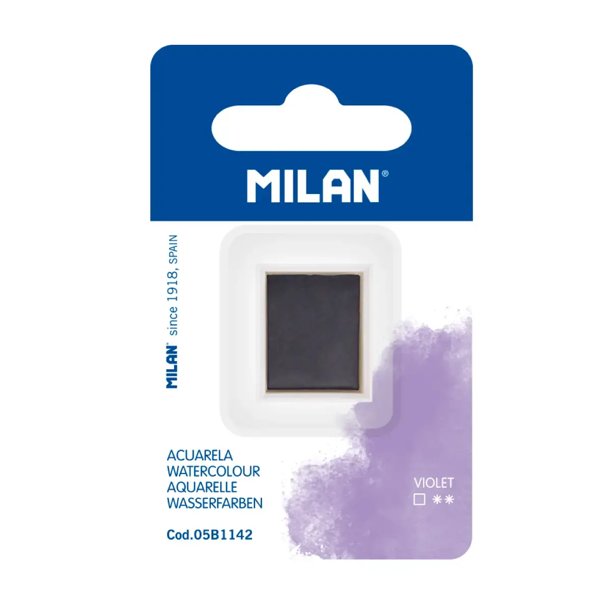 MILAN Art Suluboya Dolgusu (yarım tablet), menekşe