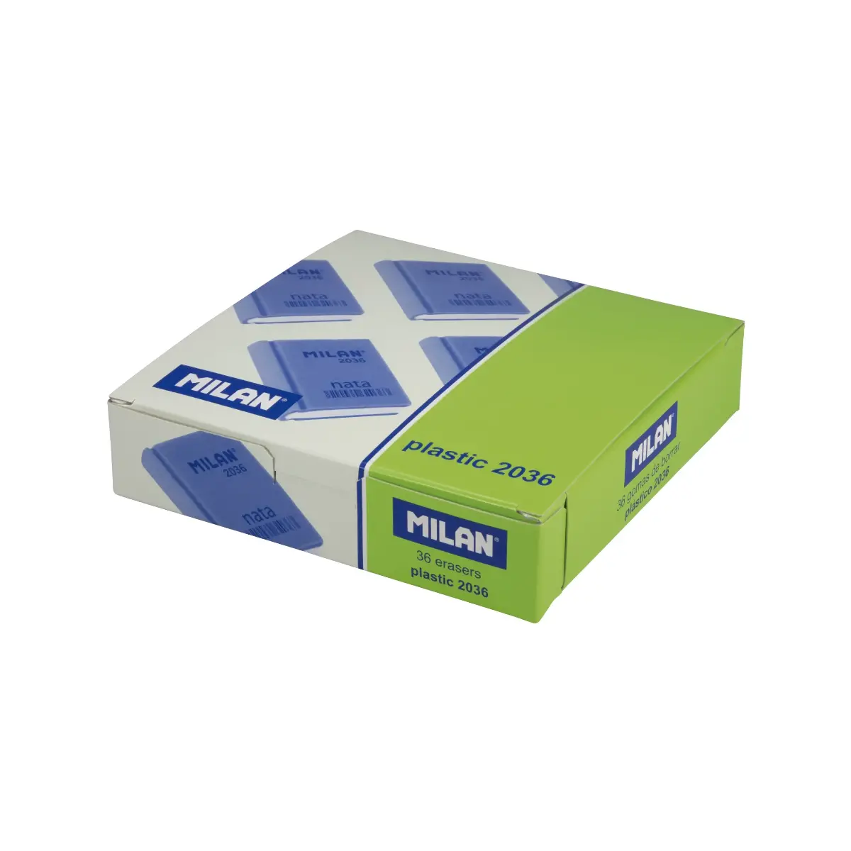 Kutu 36 book shaped silgi nata® 2036, karışık renkler