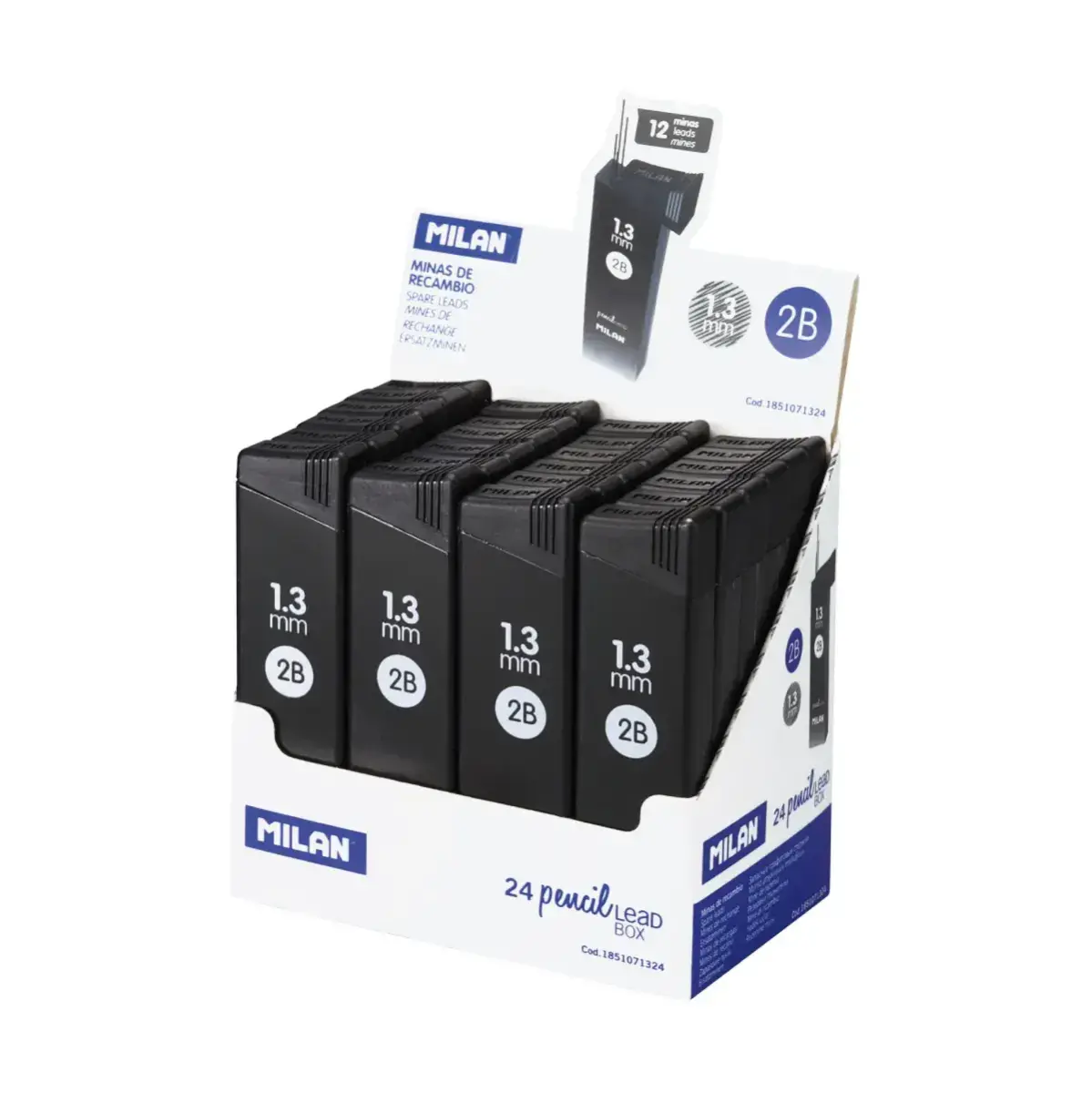 Teşhir kutusu 24 tubes 12 yedek leads 1.3 mm