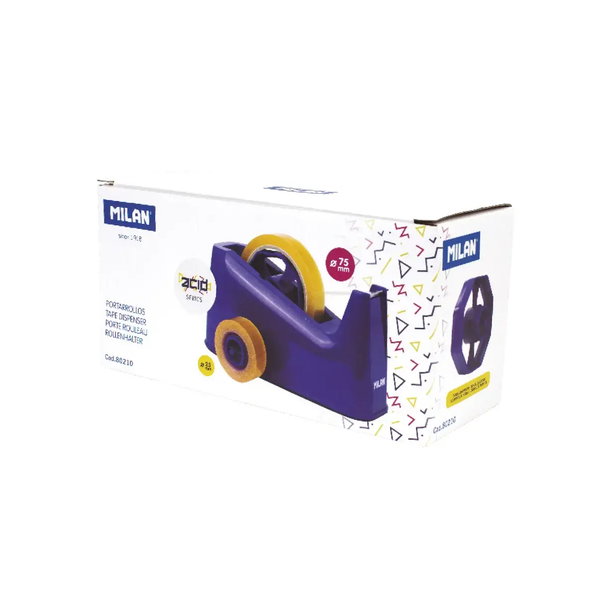 Kutu çift bant dispenserı 66 mm Acid serisi, mavi