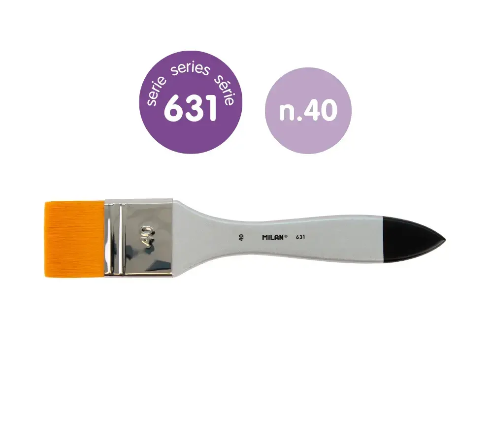 631 Serisi Spalter Premium Sentetik Kıl Fırça 40 mm