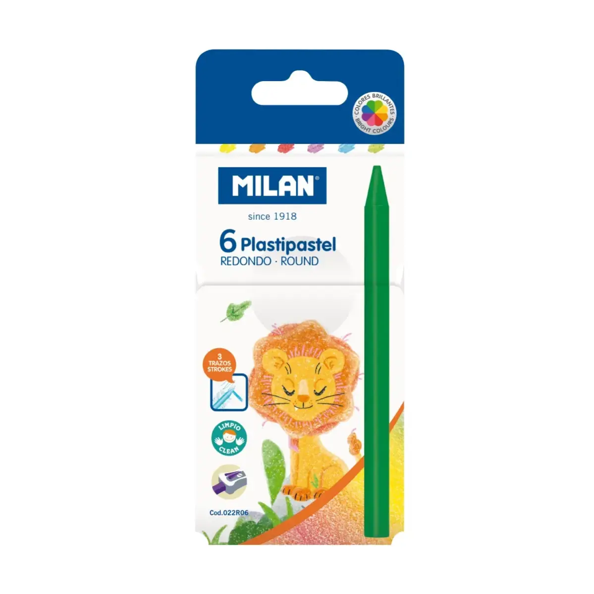 Kutu 6 yuvarlak Plastipastel