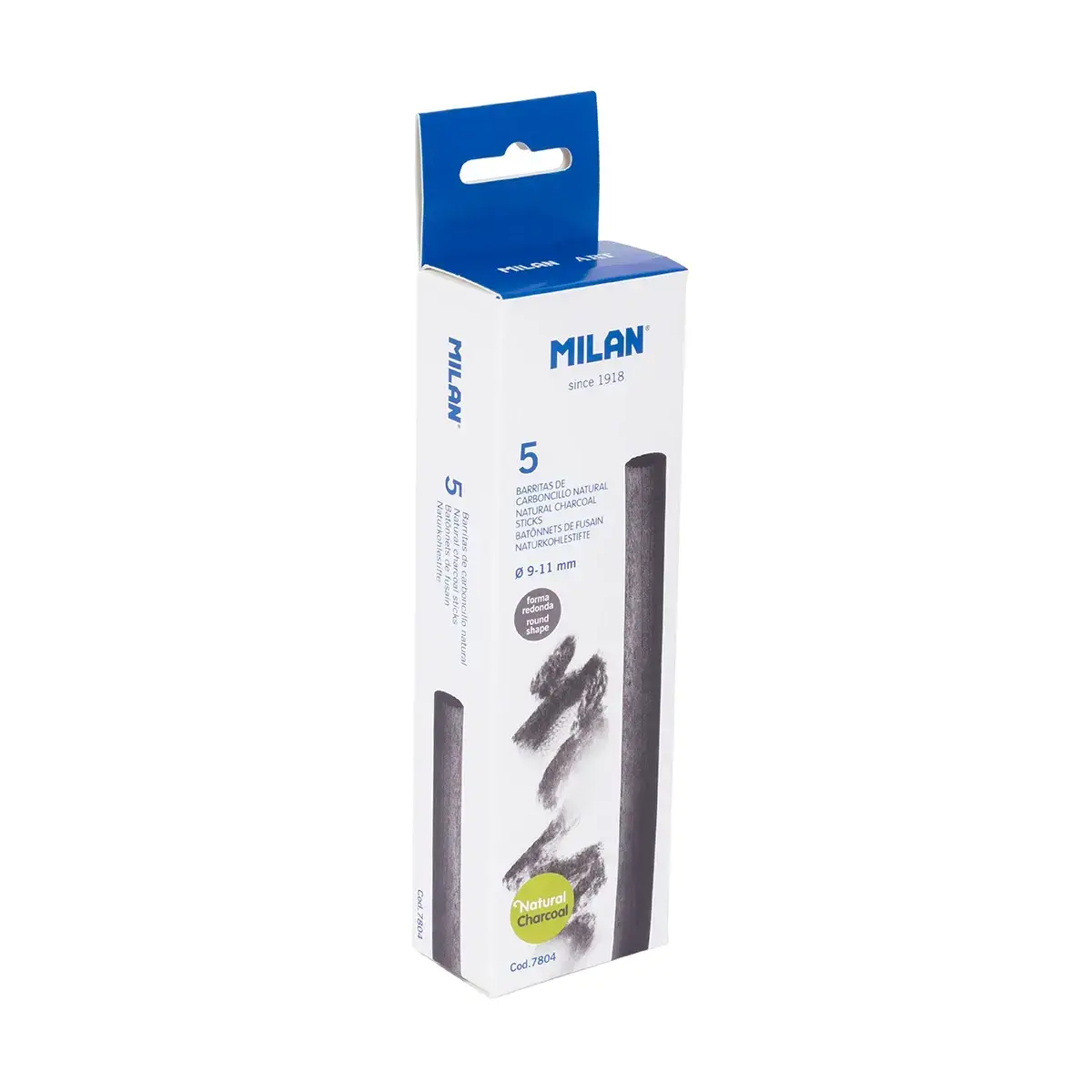 Kutu 5 kızılağaç kömür çubukları (silindirik Ø 9-11 mm)