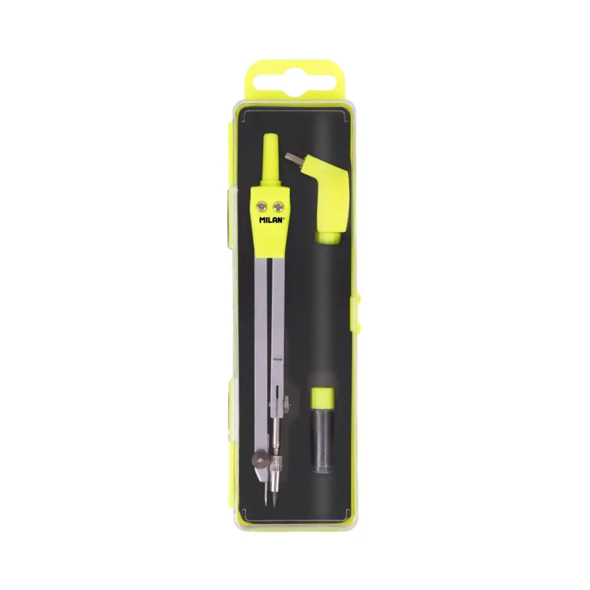 Kutu universal pergel ve a hinged leg Acid, sarı