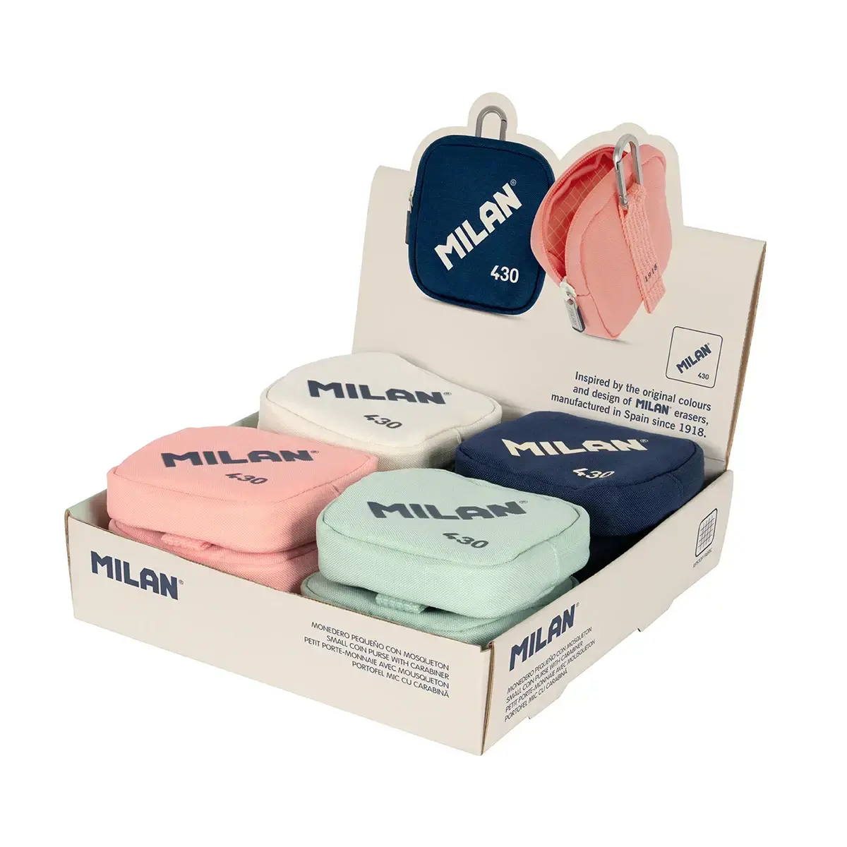 Teşhir kutusu 12 Küçük coin purses MILAN 430 1918