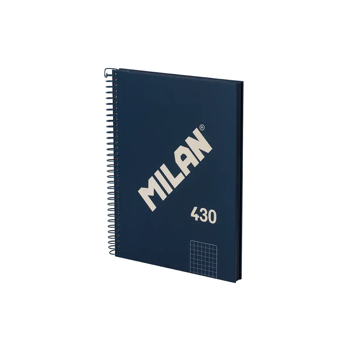 A5 Telli Defter sert kapaklı, kareli kağıt (5 x 5 mm), 80 yaprak95 gr/m², 430 1918 koleksiyonu, mavi