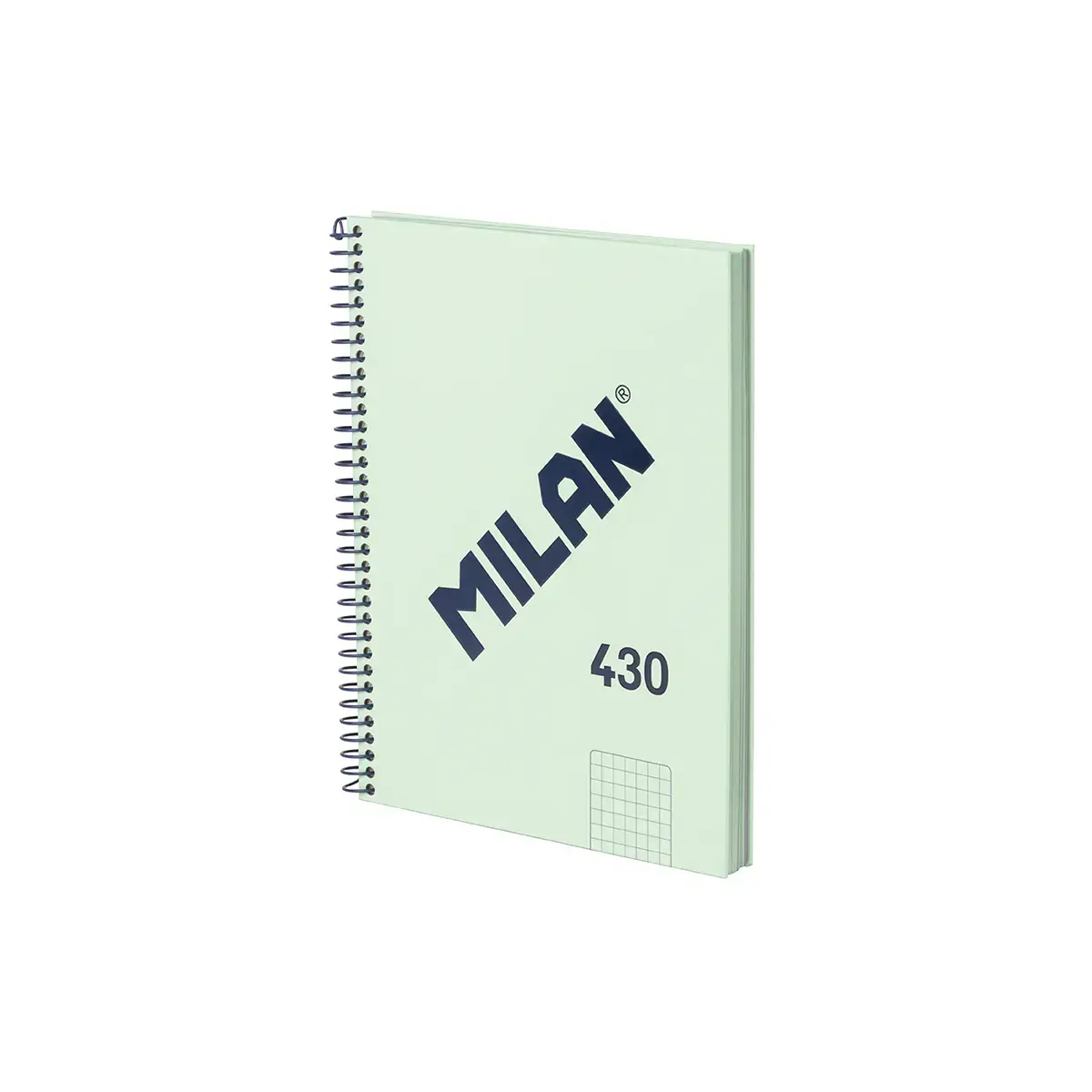 A5 Telli Defter sert kapaklı, kareli kağıt (5 x 5 mm), 80 yaprak95 gr/m², 430 1918 koleksiyonu, yeşil