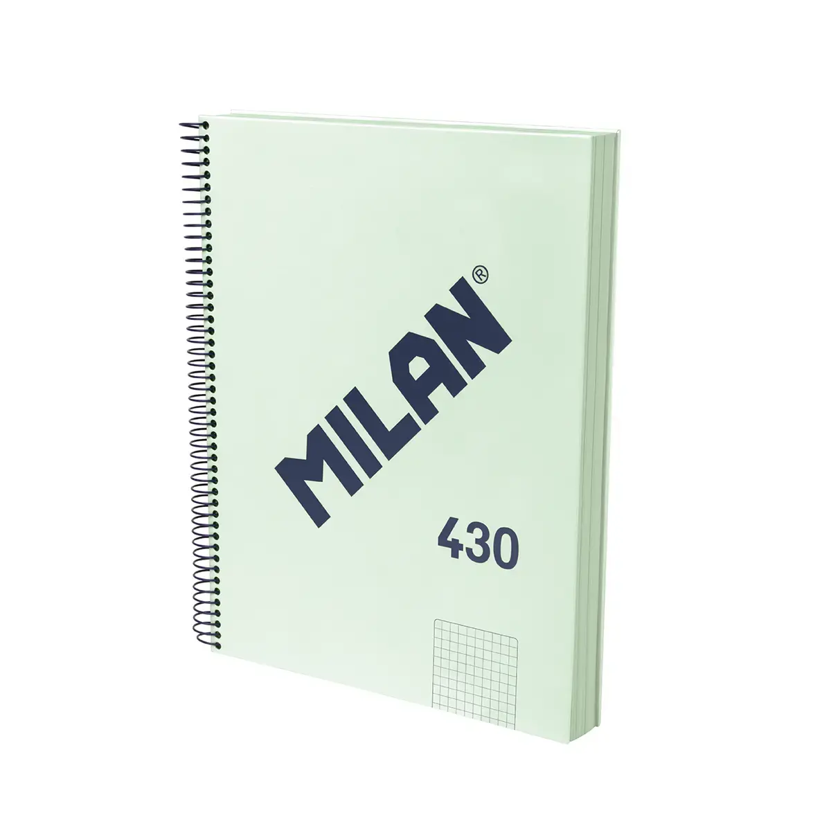 A4 Telli Defter sert kapaklı, kareli kağıt (5 x 5 mm), 120 yaprak 95 gr/m², 430 1918 koleksiyonu, yeşil