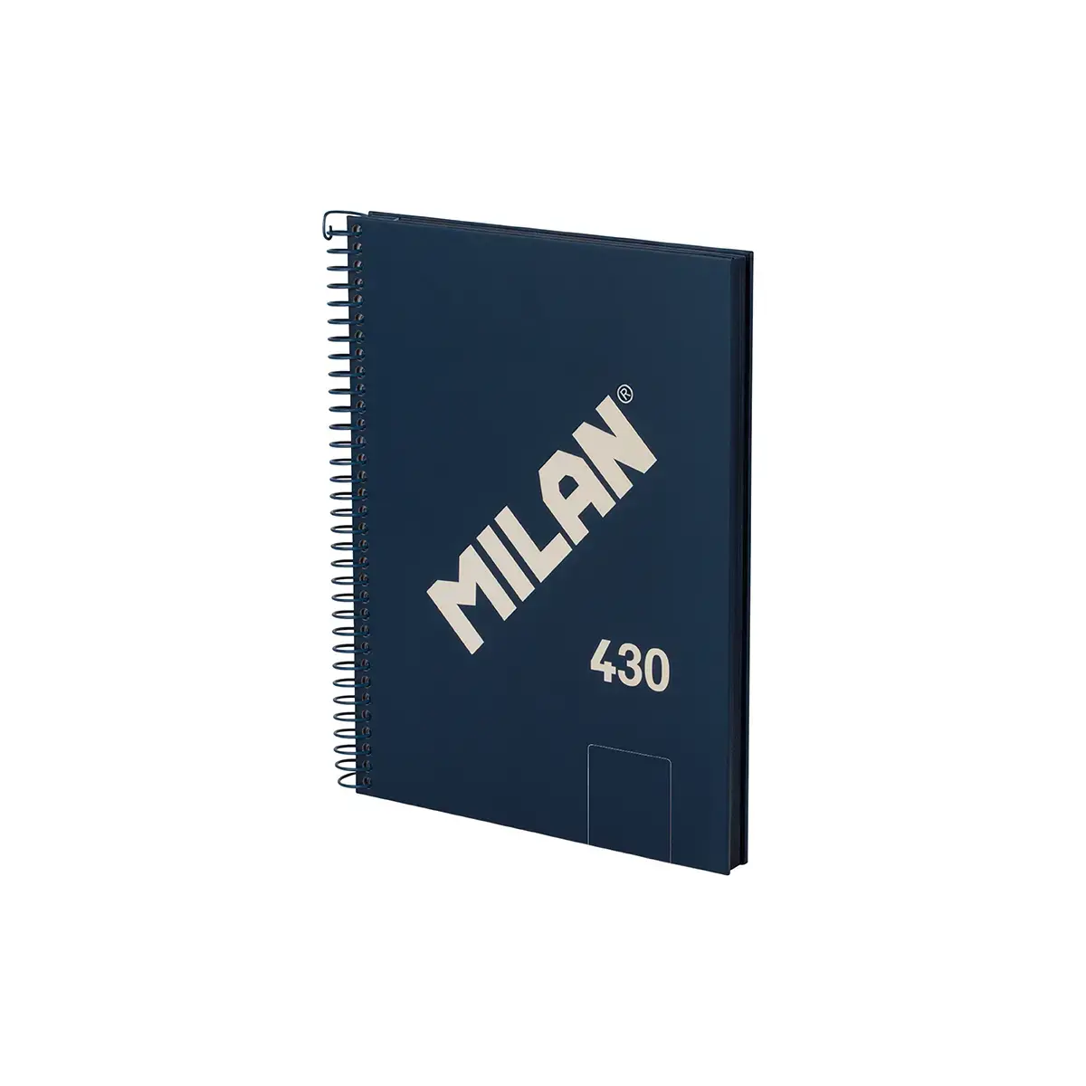 A5 Telli Defter sert kapaklı, düz kağıt, 80 yaprak 95 gr/m²,430 1918 koleksiyonu, mavi