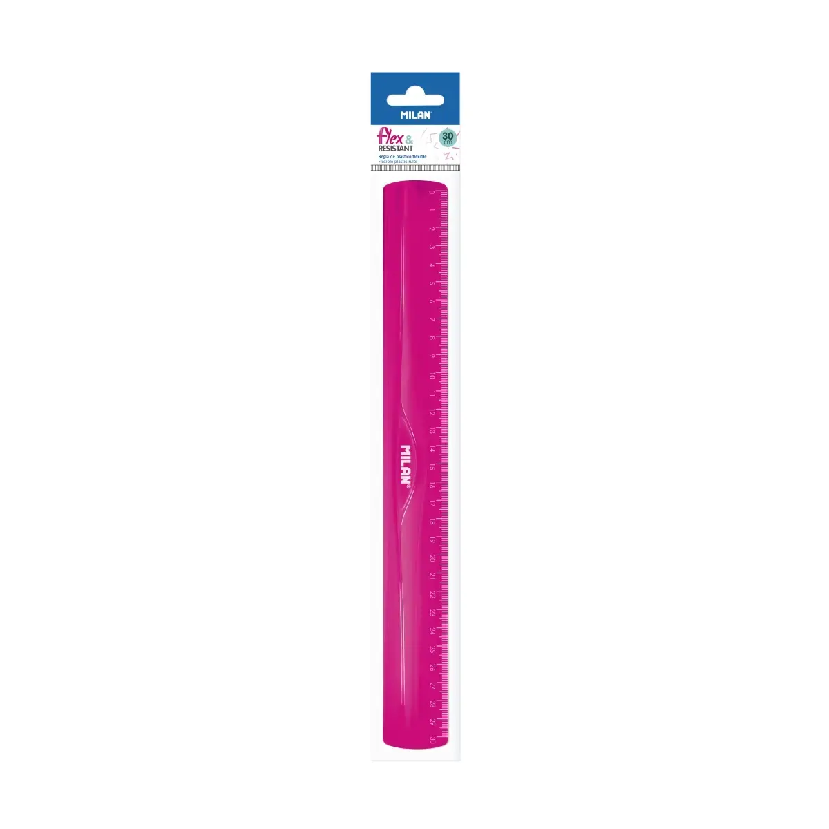 Flex&Resistant pembe 30 cm cetvel, Acid serisi