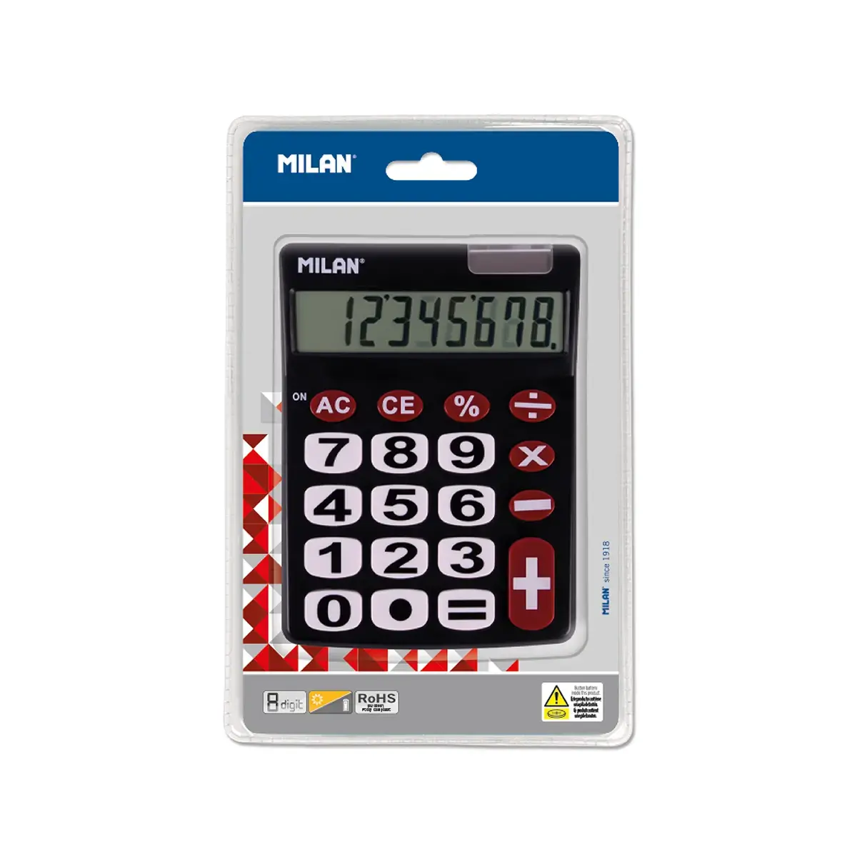 blister 8-digit hesap makinesi Büyük keys
