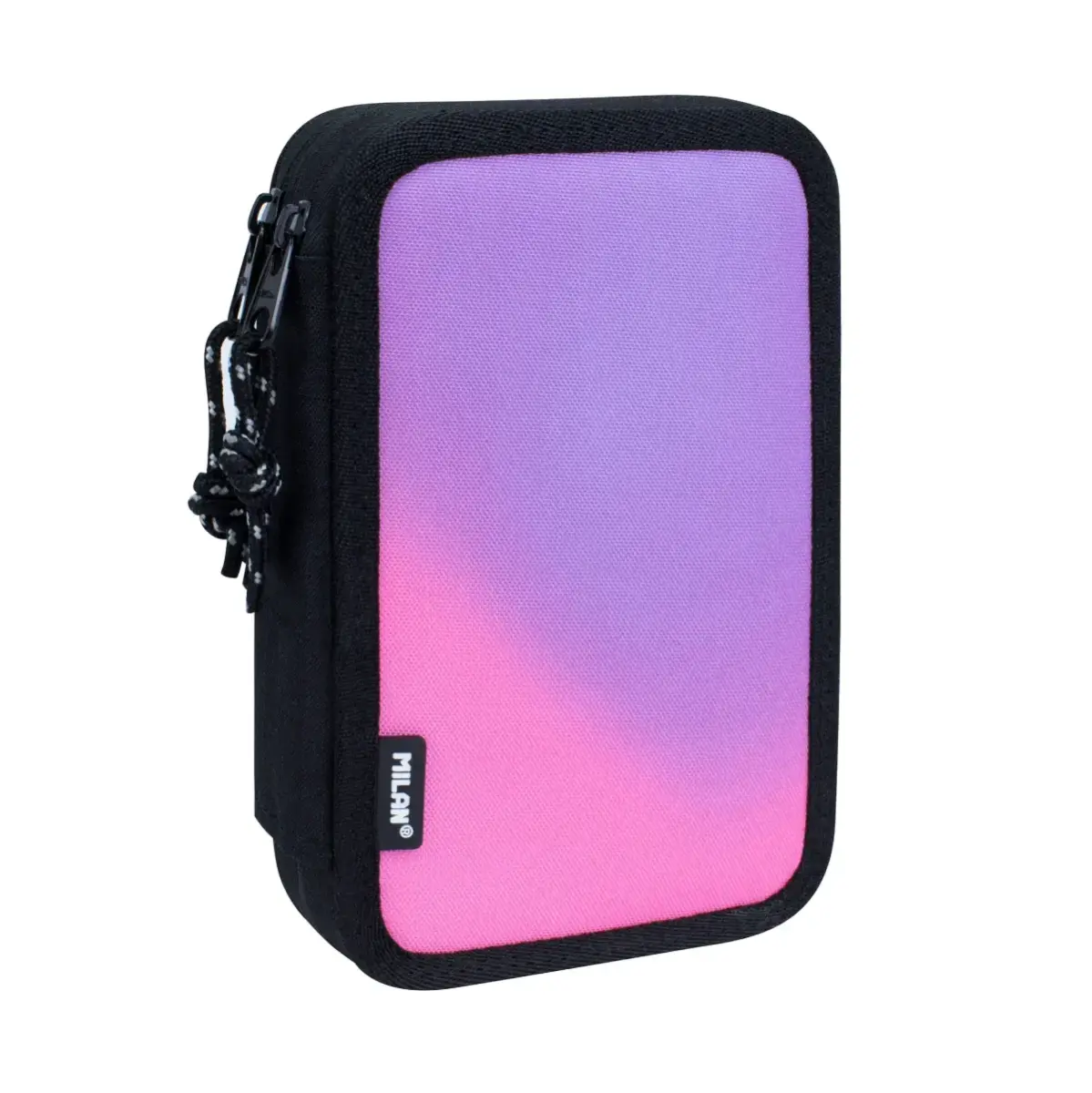 dolu çift decker kalemlik Sunset, siyah ve pembe