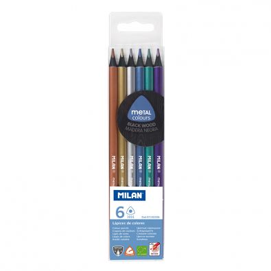 MILAN Sunset Thick Lead Colored Pencils Box of 6