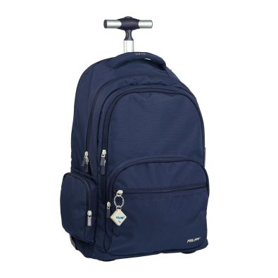 4 zip school backpack 25 L 1918 series navy blue MILAN
