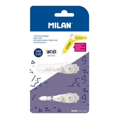 MILAN, Pegamento en cinta 8,4 mm x 12 m serie Acid