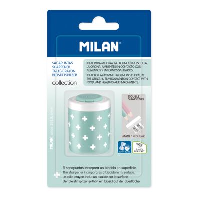 Blister pack 1 turquoise Office 320 nata® eraser with cover, + Edition  series • MILAN