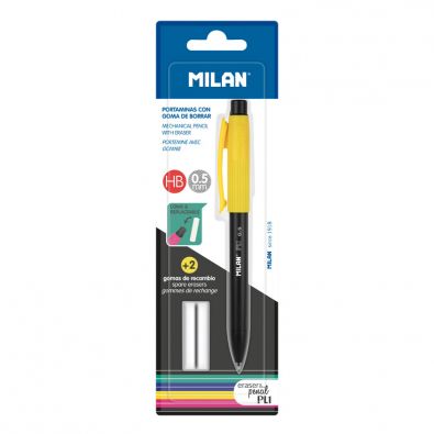 PORTAMINAS 0.7mm CON GOMA PL1 MILAN