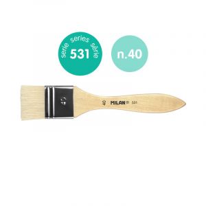 Pinceau plat brosse pour peinture ou vernis, spalter de Beaux-Arts