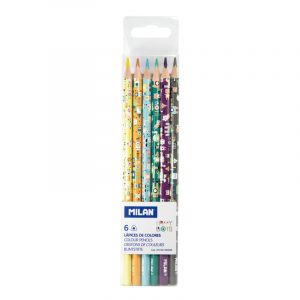 Milan Double-Ended Colored Pencils - Set of 6