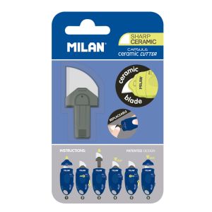 Cutter lame rétractable céramique MILAN Capsule Jaune : Chez  Rentreediscount Fournitures scolaires