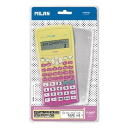Milan 151708GBL color gris y rosa Calculadora 8 dígitos 