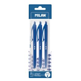 Blister pack 3 blue P1 touch pens • MILAN Blister pack 3 blue P1 touch pens • MILAN