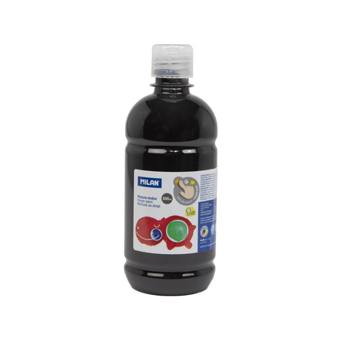 PINTURA DEDOS LIDERPAPEL BOTELLA DE 500 ML VERDE (09779)