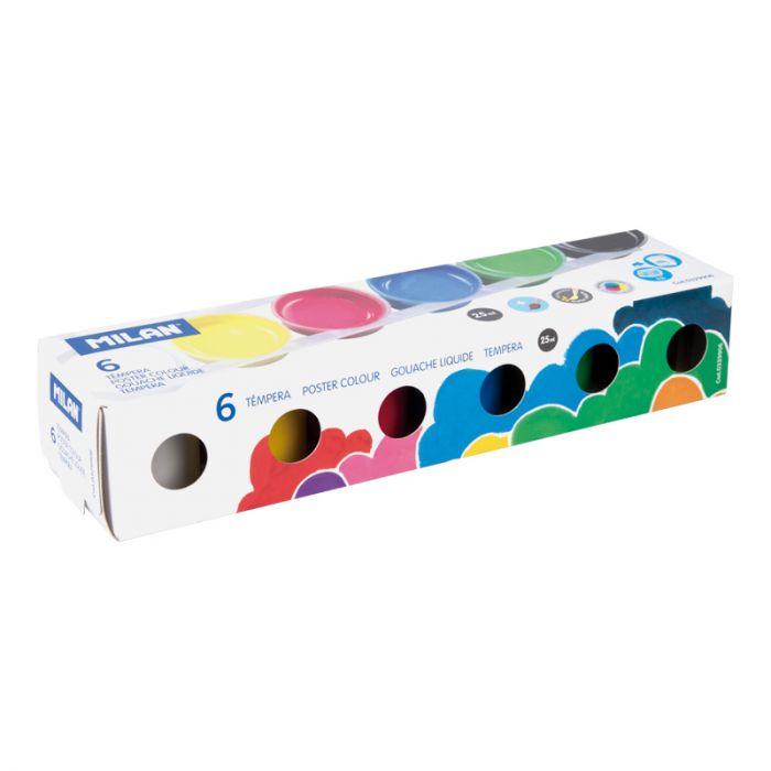 Kids Poster Paints School Pack - 25 ml - Set of 6