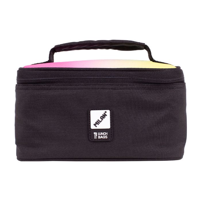 BOLSA ISOTERMICA PORTA ALIMENTOS 5L SERIE SUNSET, ROSA 24,5 X 20 X 16 CM.  CAPACIDAD: 5 LITROS