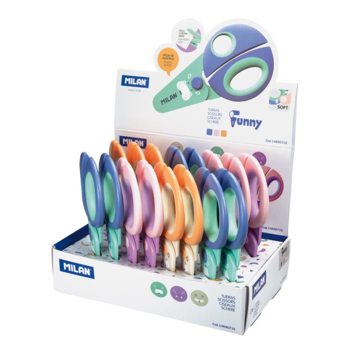 EARLY YEARS & SCHOOL SCISSORS, Crazy Cutters, Pack of 6