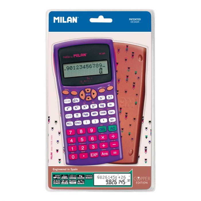 Calculatrice scientifique M240 Antibacterial Turquoise