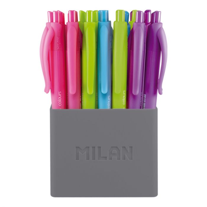 BOLIGRAFO Milan P1 TOUCH Retractil Cuerpo Goma (Azul) » OFIPAPEL